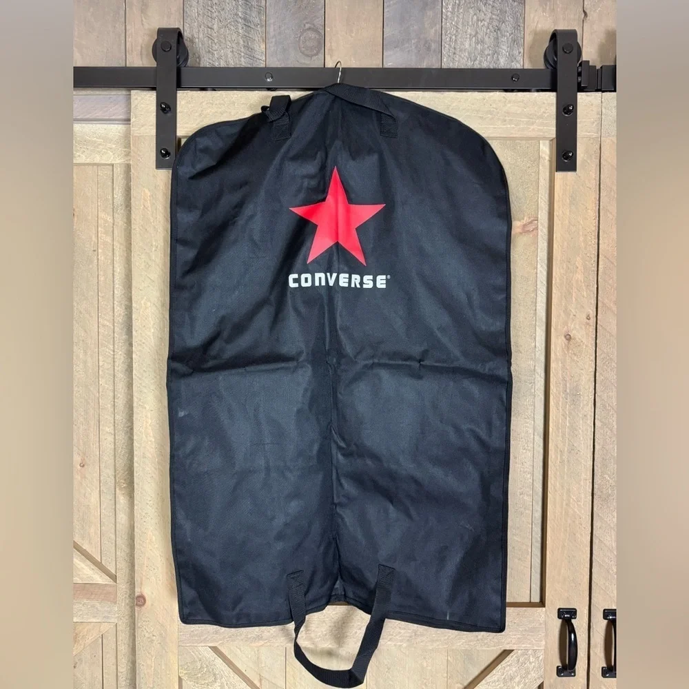 Converse hanging garment bag / clothes bag Black with handles and Converse logo